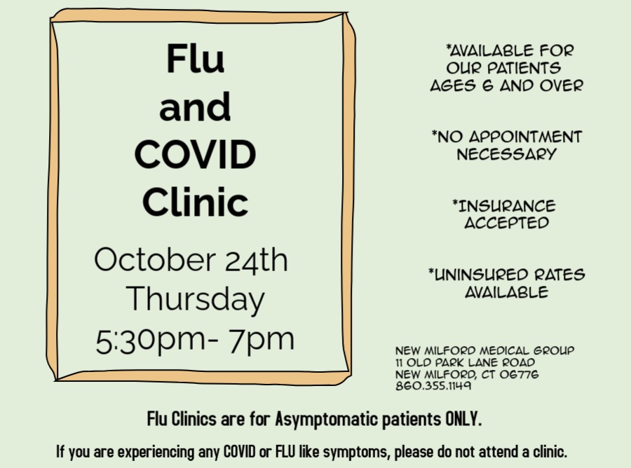 Flu COVID Clinic 10/24/24